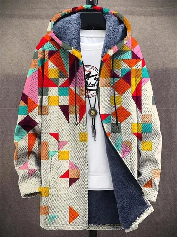 Camden Mosaic™ | Fleece-Lined Hoodie Cardigan