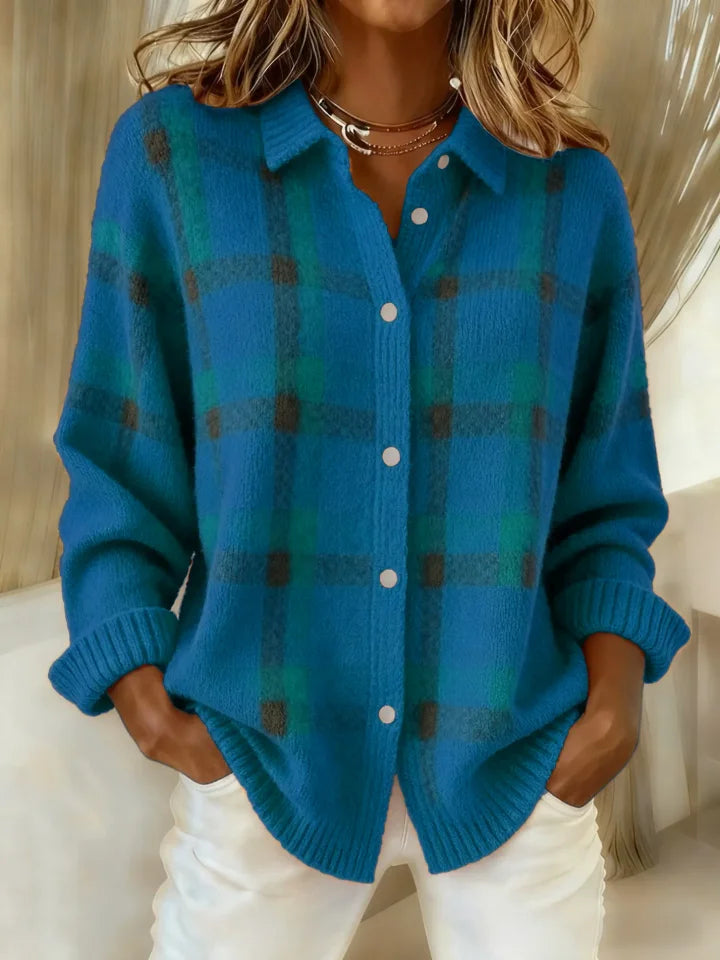 Judith | Retro Plaid Sweater