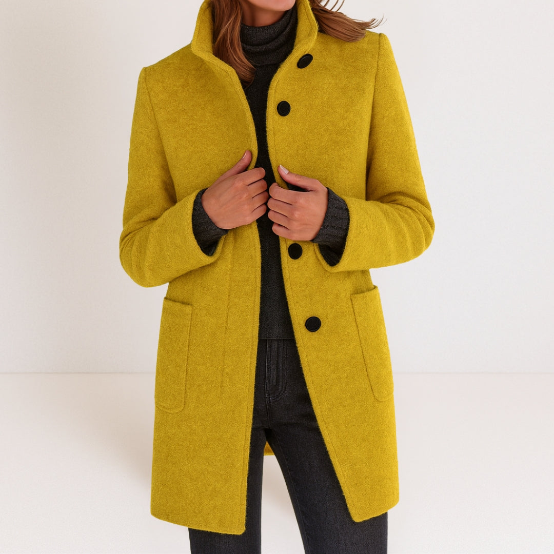 Charlotte Luxe™ | Refined Button-Up Coat