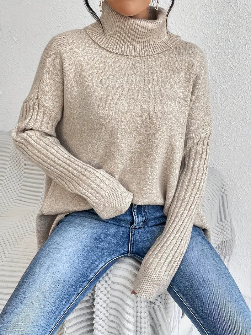BRIGETTE β LONG TURTLENECK SWEATER