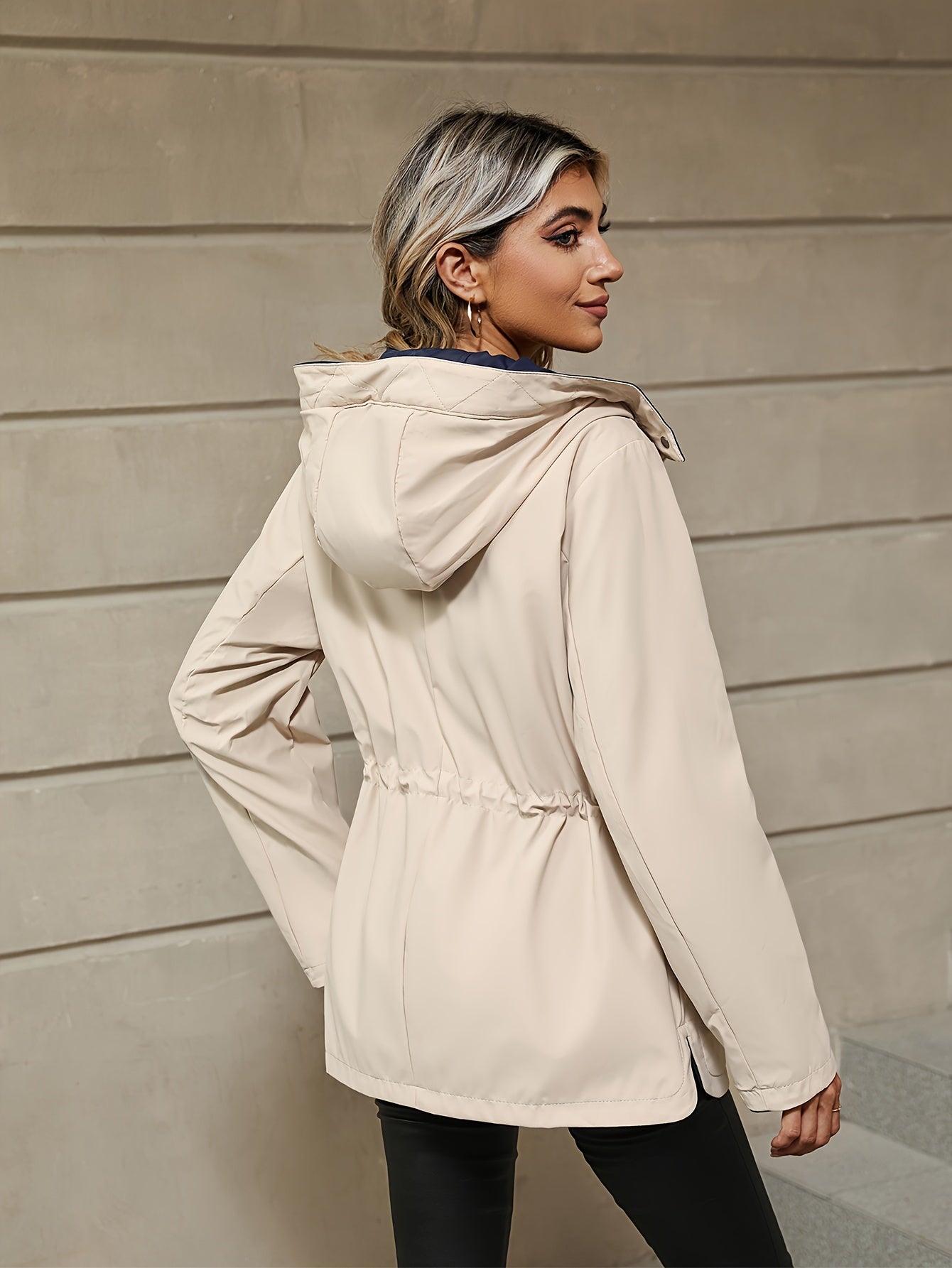 Avery Luxe™ | Reversible Hooded Jacket