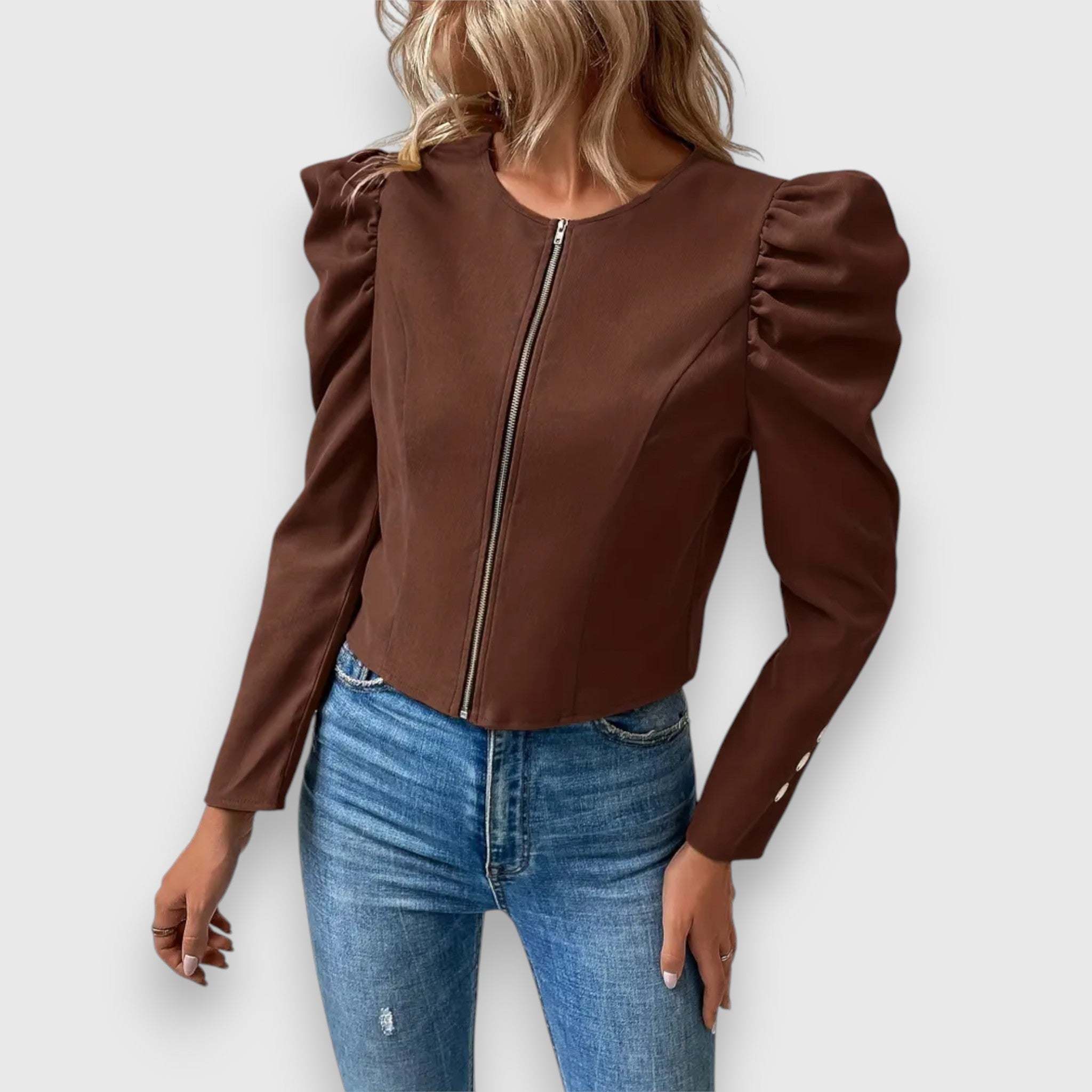 Léa – Women's puff-sleeved jacket