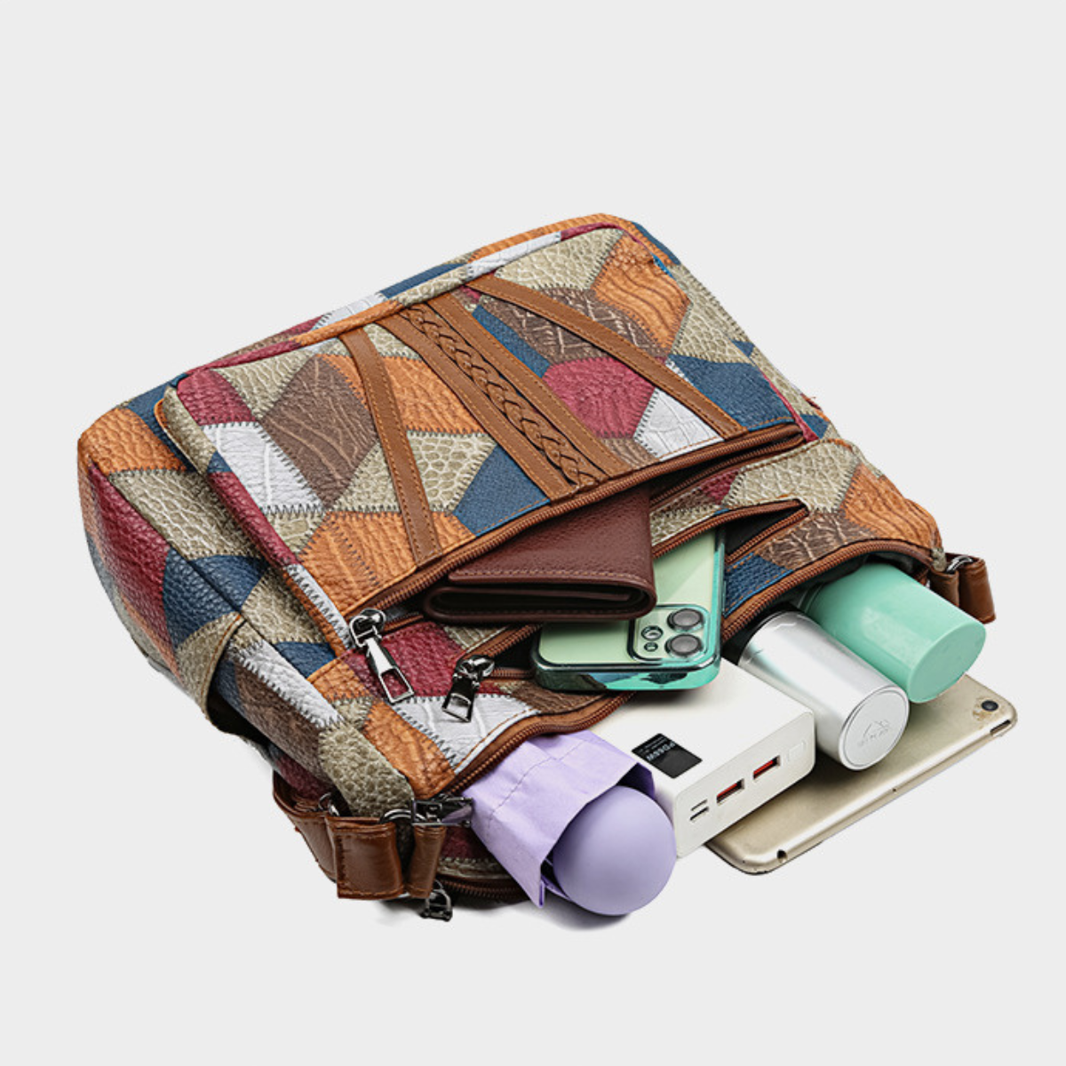 Mosaic Leather Bag