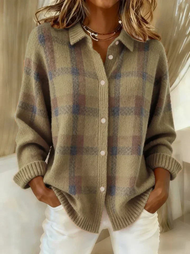 Judith | Retro Plaid Sweater