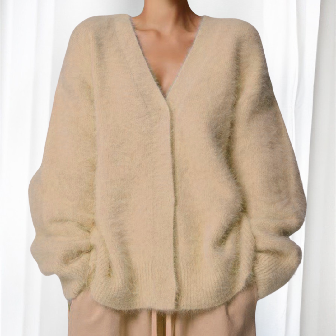 QUINCY™ - Comfy Button Front Drop Shoulder Cardigan